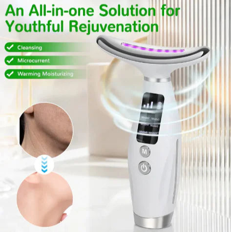 Massageador Facial Ultrassônico com Múltiplas Funções