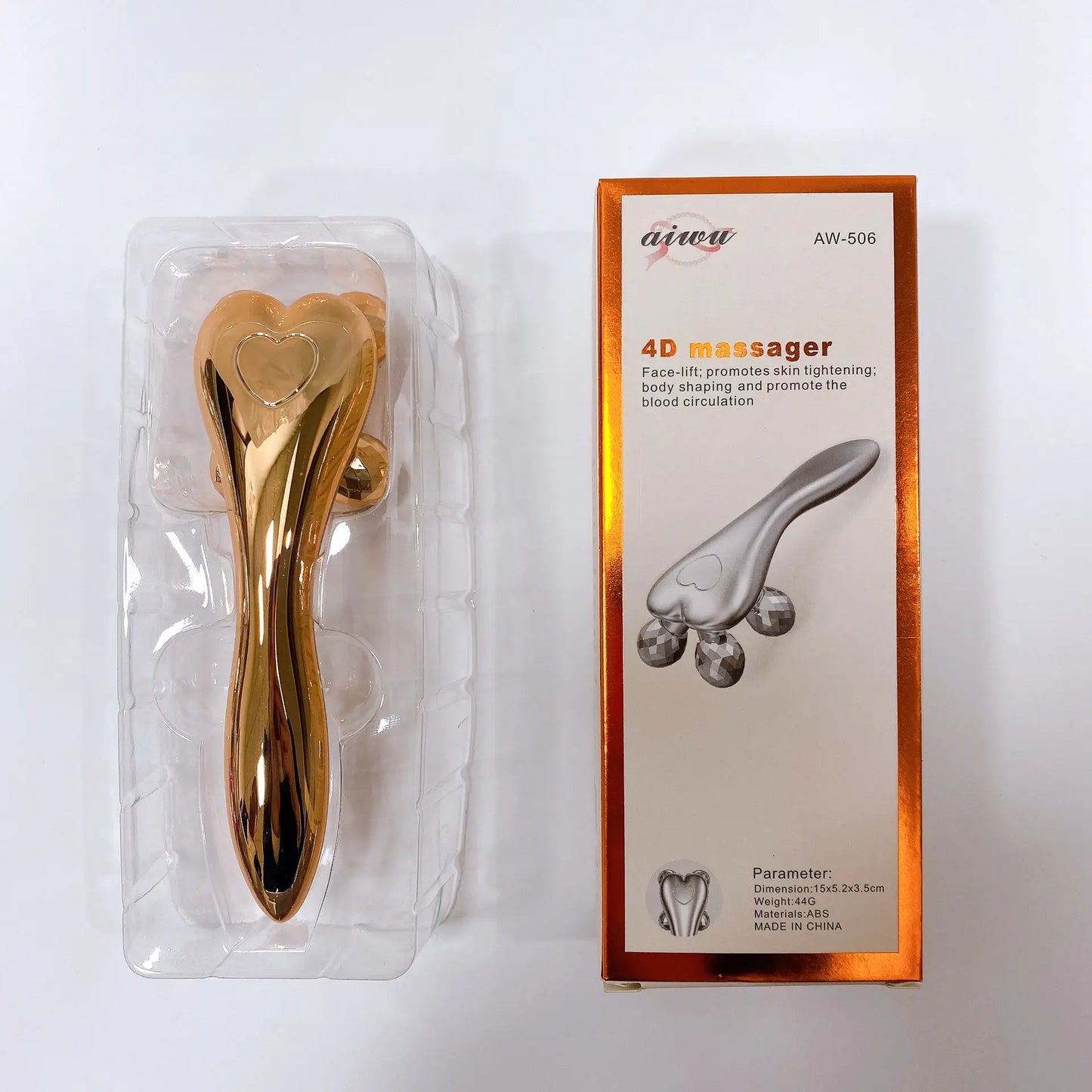 Massageador V-Type 4D para Cuidados Faciais e dos Olhos