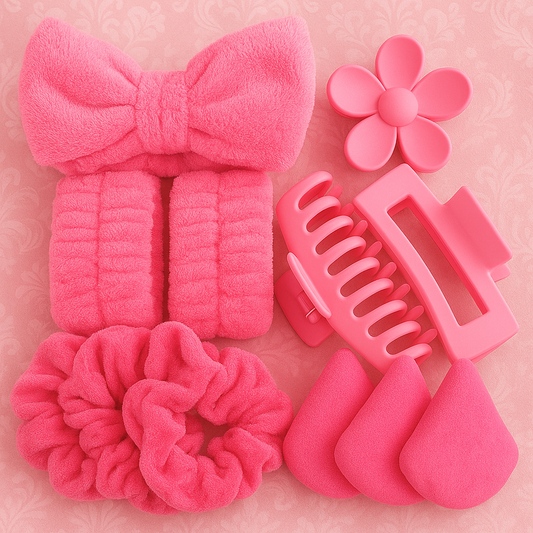 Kit spa de rainha em casa - pelúcia 12 peças