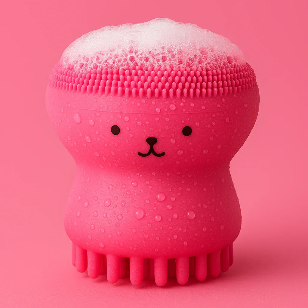 Escova facial Esfoliante de Silicone para cuidados extra com a pele