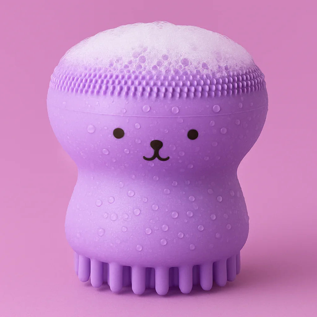 Escova facial Esfoliante de Silicone para cuidados extra com a pele