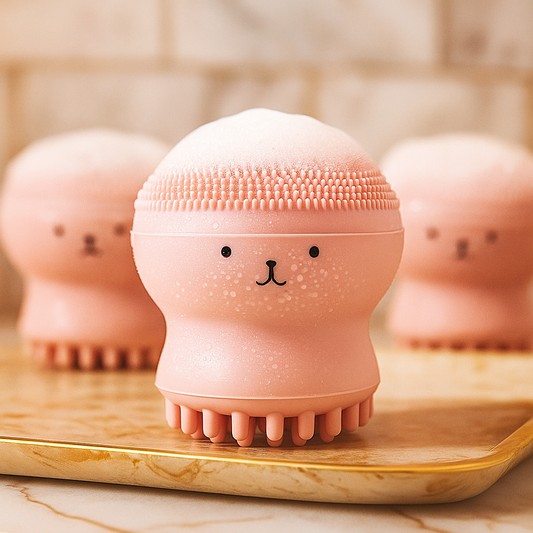 Escova facial Esfoliante de Silicone para cuidados extra com a pele